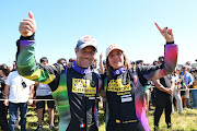 Nine-times world rally champion Sebastien Loeb and Spanish driver Cristina Gutierrez finished third in Punta del Este on Sunday to beat inaugural champions Rosberg X Racing by two points in the final standings.