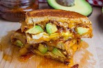 Bacon Jam and Avocado Grilled Cheese Sandwich with Fried Egg was pinched from <a href="http://www.closetcooking.com/2012/08/bacon-jam-and-avocado-grilled-cheese.html" target="_blank">www.closetcooking.com.</a>