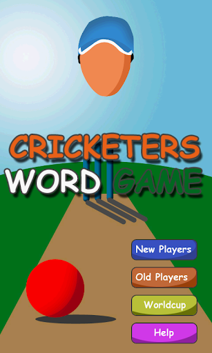 Cricketers Word Game