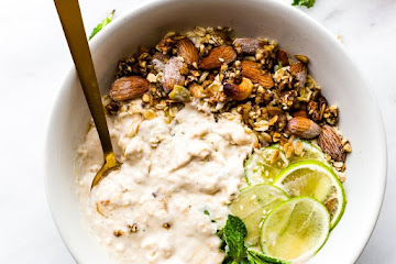 Zesty Tropical Yogurt Overnight Muesli Bowls
