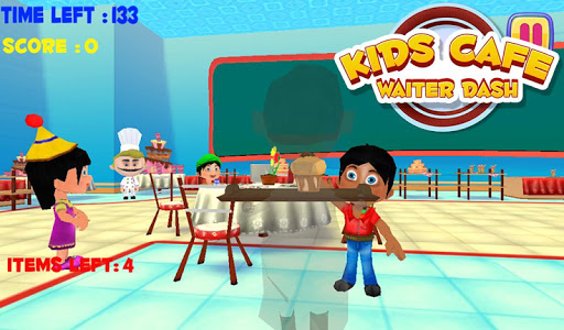 Kids Cafe Waiter Dash