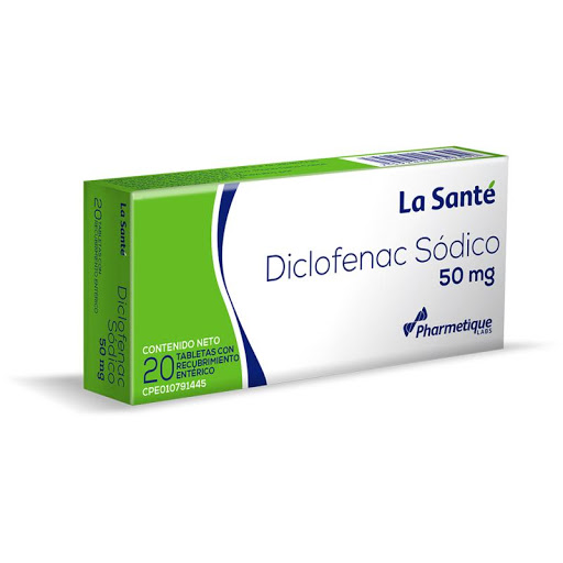 Diclofenac Sodico 50Mg X20 Tabletas La Santé