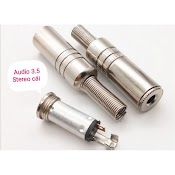 Jack Rắc Audio Stereo 3.5 Mm Lỗ Cái Hàn Dây