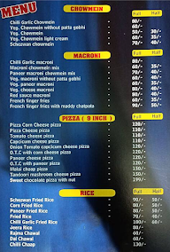 Sunrise Food Corner menu 1