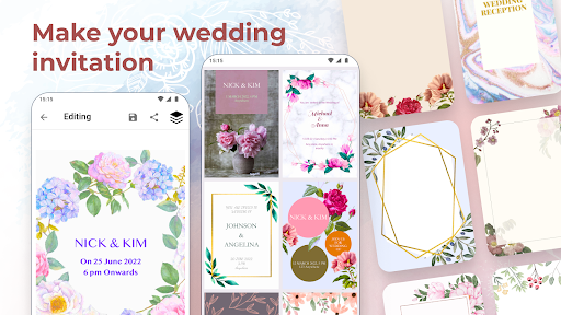 Screenshot Wedding Invitation Card Maker