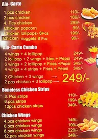 Crispy's Fried Chicken & Burger's menu 1