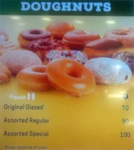 Krispy Kreme menu 4