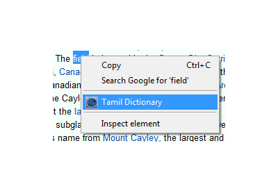 Tamil and English Dictionary Preview image 4