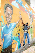 Nigerian filmmaker Ibrahim Salawu is feeling the love on a walkabout in the Bo-Kaap area, Cape Town.  