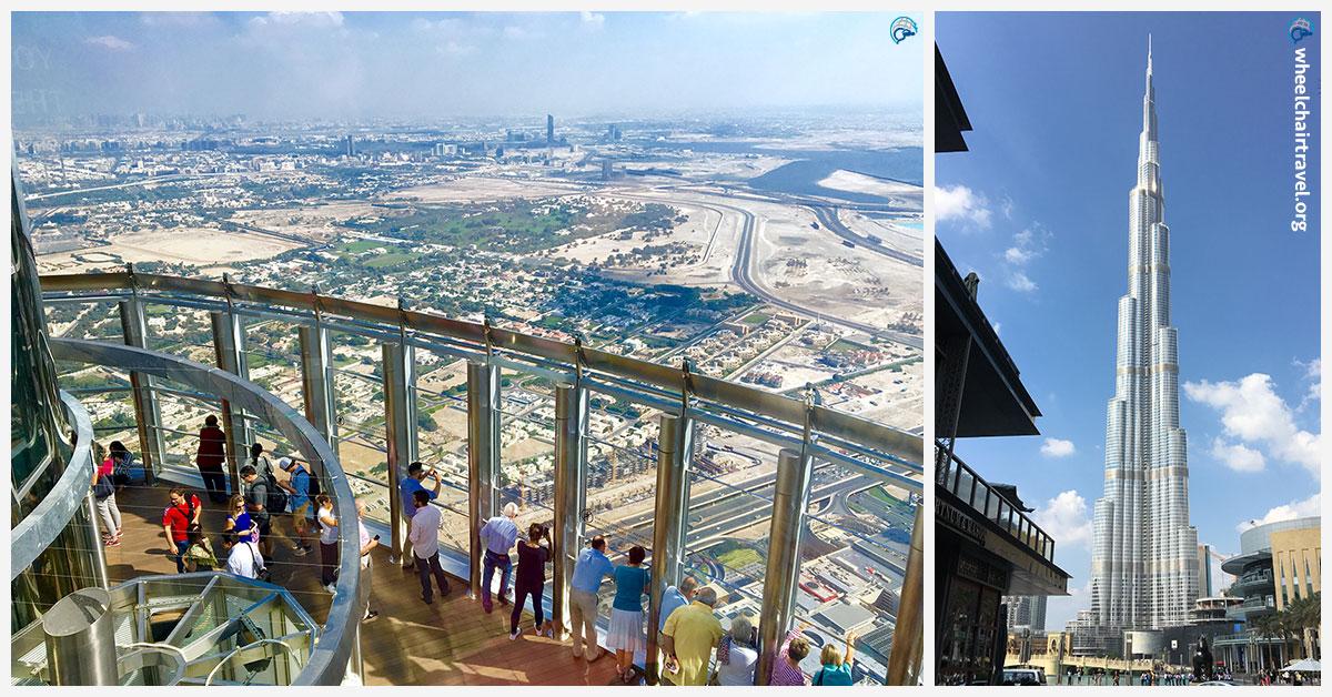 World's Tallest Building, Burj Khalifa Wheelchair Access -  WheelchairTravel.org