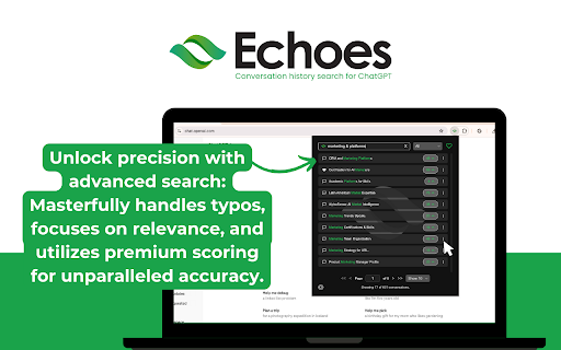 Echoes - ChatGPT Conversation History Search