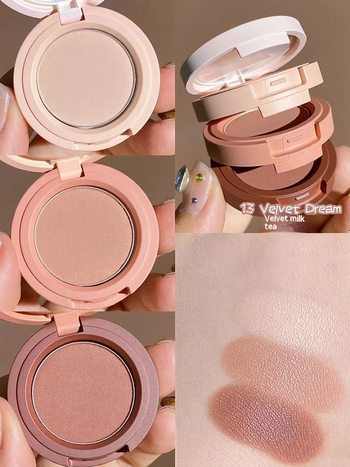 Paleta de sombras de ojos sándwich de tres capas Macaron. Consigue looks versátiles y encantadores. Fácil aplicación y colores duraderos para realzar tu mirada.