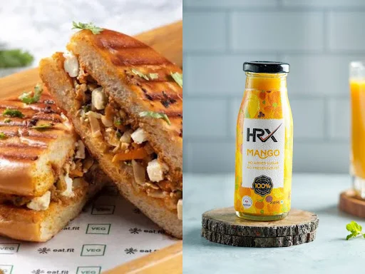 Butter Paneer Kulcha Burger (Whole Wheat) + Mango (200ml)