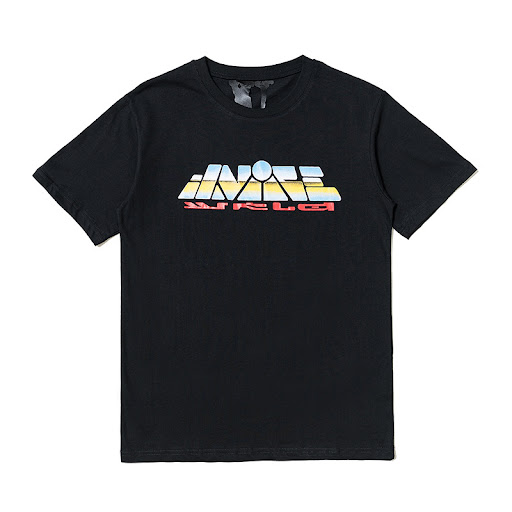 Title 3, Men and women couples round neck big V short sl...