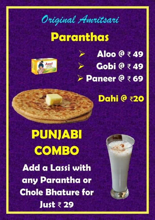 Ambarsaria Fast Food Corner menu 