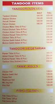 Continental Dhaba menu 3