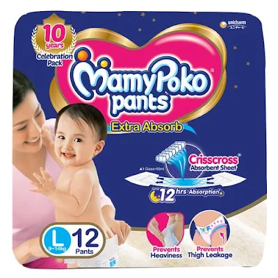 Mamypoko Pants - 12 pcs