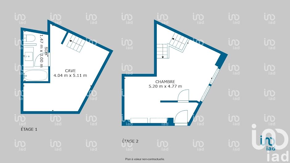 Vente appartement 2 pièces 41 m² à Lorient (56100), 75 000 €