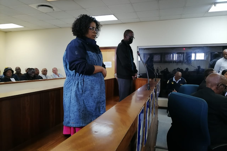 Nongcebo Faith Ntombela, wife of Capt Thomas Ntombela who was shot outside their Umlazi home in May, was denied bail on Thursday.