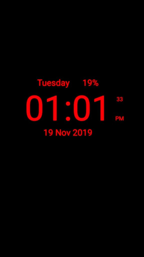 Digital Clock Live Wallpaper