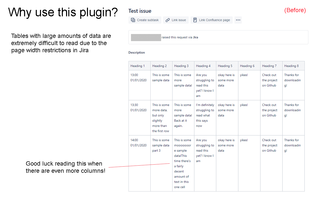 Jira Tables Preview image 0