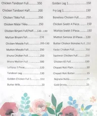 Noorie Caterers menu 1