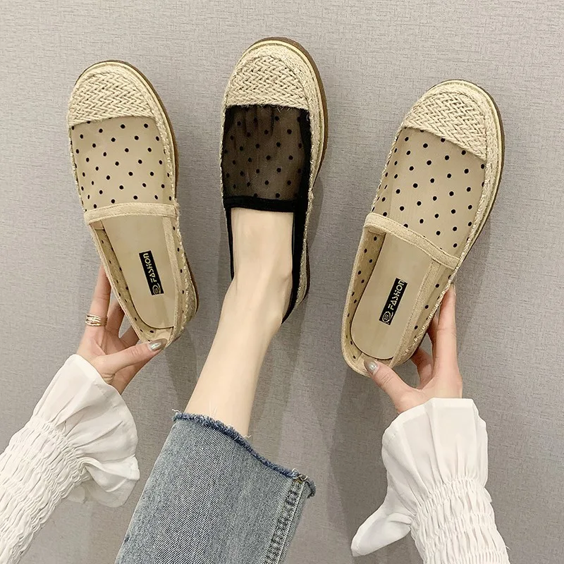 Title 2, Koreanische Damen-Slipper mit flacher Sohle, at...