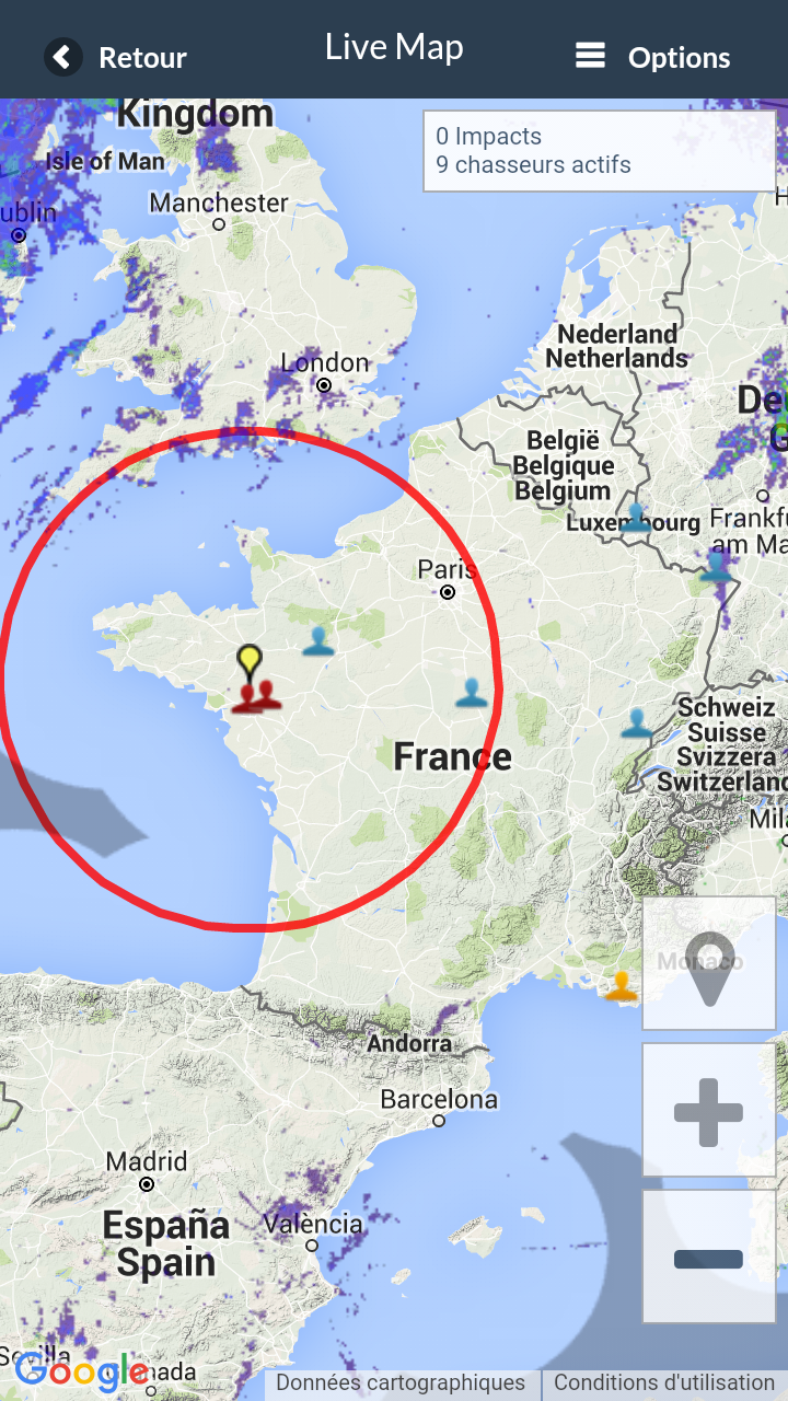 Chasing-Live.Net Screen 2