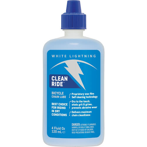 White Lightning Clean Ride Chain Lube, 4oz Drip