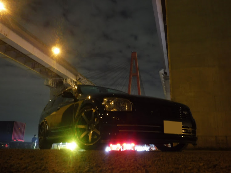 ステージアのドライブ・夜の撮影・ステージア・M35ステージア・350sに関するカスタム事例の投稿画像1枚目