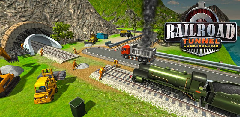 Railroad Tunnel Construction Sim: Train Games