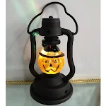 Portable pumpkin kerosene lamp