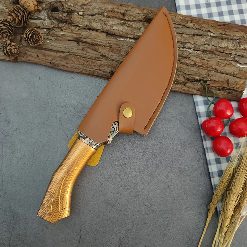 Title 7, Gesmede outdoor wolfskop slachtmes. Robuust en ...