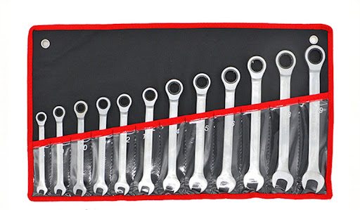 Title 5, 12-piece 7-piece Adjustable Head Ratchet Wrench...
