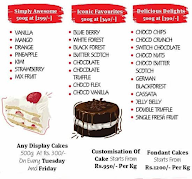 Fresh N Fresh The Cake Shop menu 1