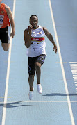 Akani Simbine was unbelieving of the times given at the Speed Series meet in Bloemfontein.