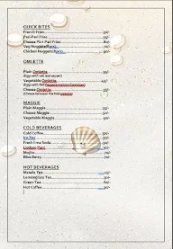 Beach Town Cafe menu 2