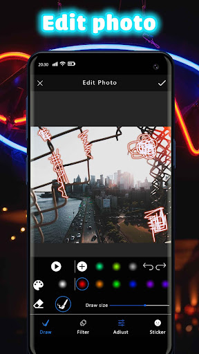 Neon Art Brush Neon Colorful Light