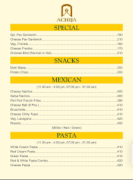 Achija menu 7