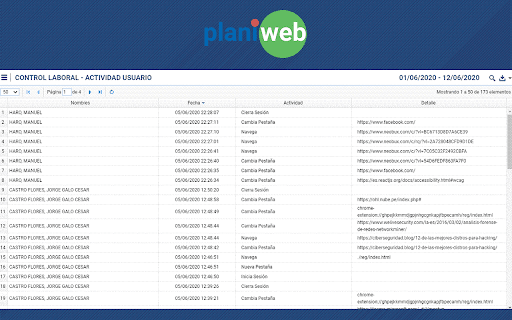 PLANIWEB CONTROL LABORAL