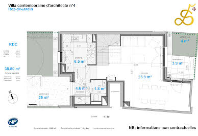 Contemporary house with garden and terrace 4