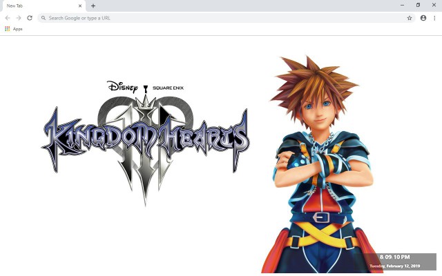 Kingdom Hearts III New Tab