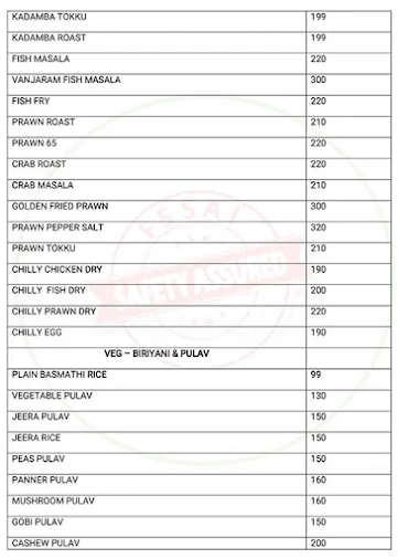 Biryani Paradise menu 