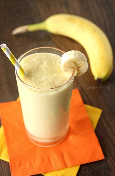 Banana Dates Smoothie (Skimmed Milk-Cold)(300ML)