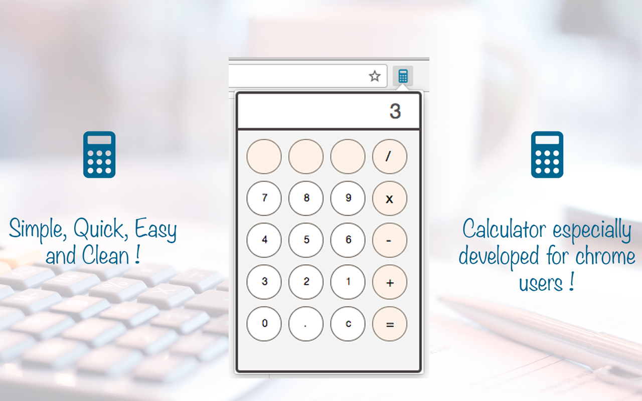 Calculator Chrome Extension Preview image 0