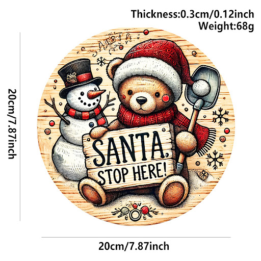 Little Bear Snowman SANTA