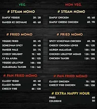 The Momos Machine menu 2