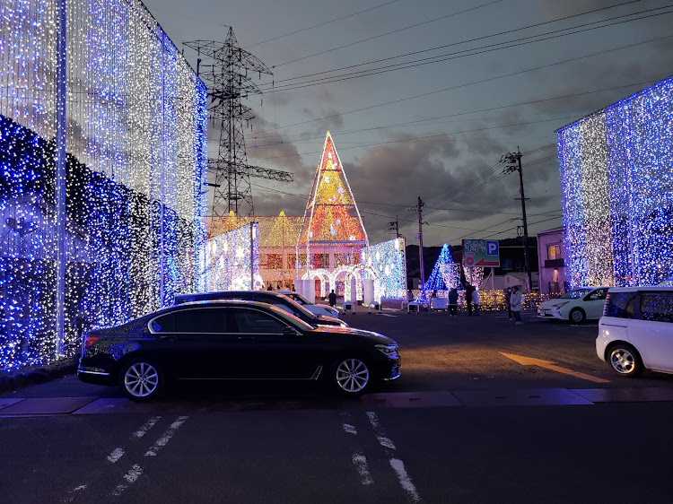 7シリーズのBMW 7シリーズ・高知県・水車亭・イルミネーションと愛車に関するカスタム事例の投稿画像4枚目