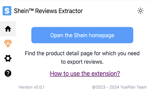 Shein™ Reviews Extractor