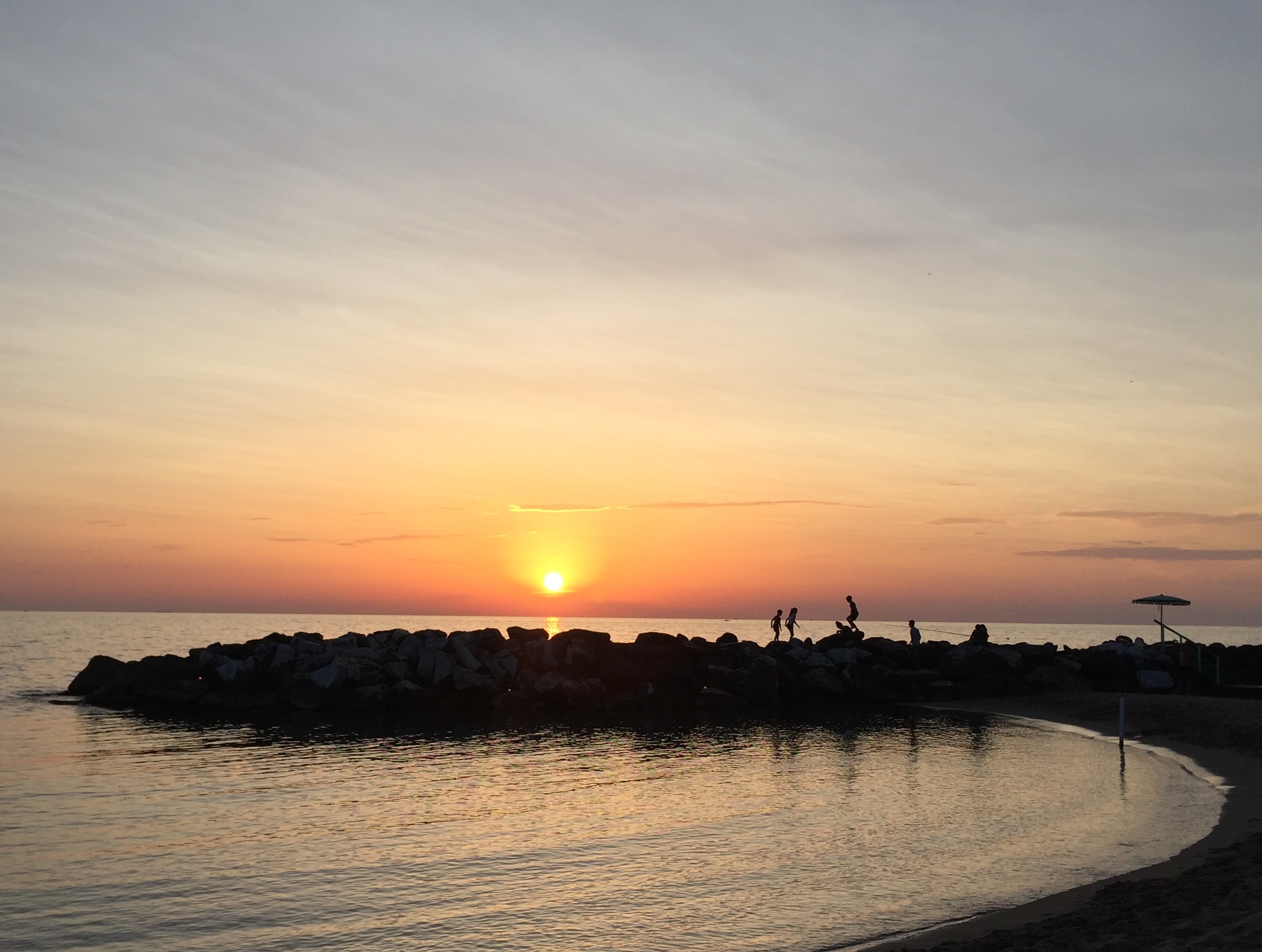 Tramonto su mare toscano di zufff____